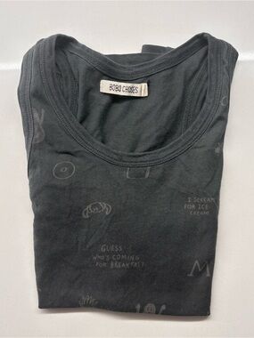 Bobo Choses Kids ghost Print Cotton Tank Top